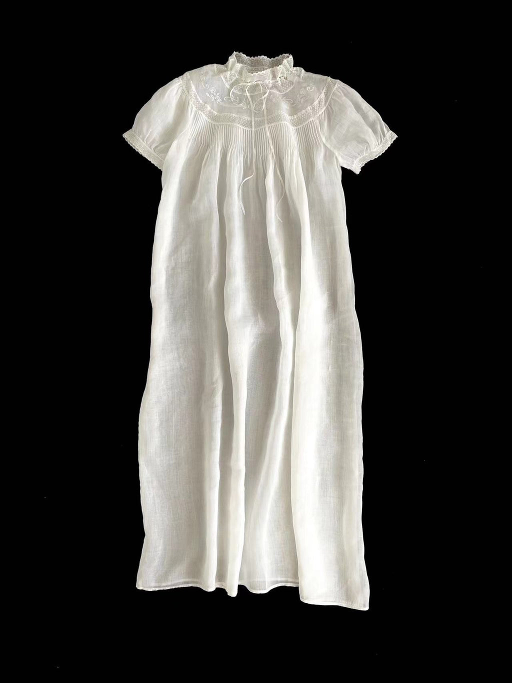 Premium Natural Ramie Two-Piece Dress Set